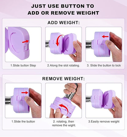 15LB 20LB 50LB Adjustable Dumbbell Set Free Weights Dumbbells Set for Women Men Hand Weights Sets Adjust Dumbbell Weight Sets for Home Gym Exercise Workout Strength Training Equipments