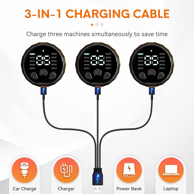 Electronic Muscle Stimulator;Abs Stimulator Muscle Machine for Abdomen/Arms,USB Rechargeble for Fitness Strength Training Workout Equipment Men and Women