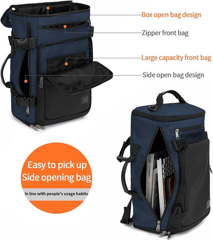 Kalesi Gym Duffle Bag Backpack 4-Way Waterproof with Shoes Compartment for travel Sport Hiking laptop