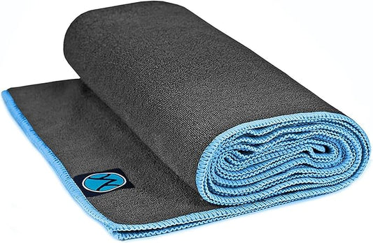 Youphoria Yoga Microfiber Non-Slip Towel - Hot Yoga Mat Towel for Enhanced Grip and Sweat Absorption