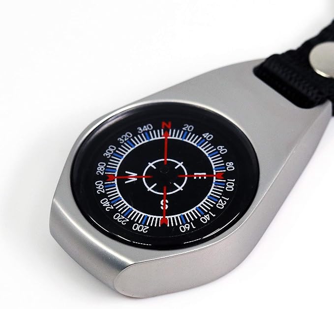 2 Pack Style Key Ring Compass