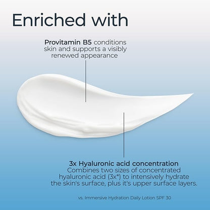 Eucerin Face Immersive Hydration Night Cream with Hyaluronic Acid and Provitamin B5, Ultra-Lightweight Face Moisturizer Smooths Fines Lines and Wrinkles, 2.5 Oz Bottle