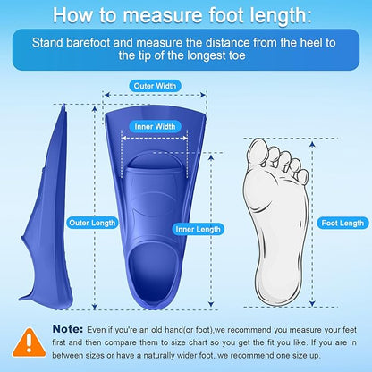 Gintenco Swim Fins, Kids Swim Training Fins for Lap Swimming, Travel Size Flippers with Mesh Bag, Silicone Swimming Fins for Kids Teens Adults Women Men