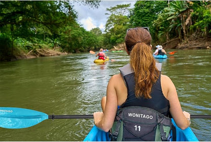 Kayak Paddles with Alloy Shaft and PP Blade, Floating Kayaking Oars, Adjustable 230-250 cm/90-98 Inches, 210-230 cm/82-90 Inches