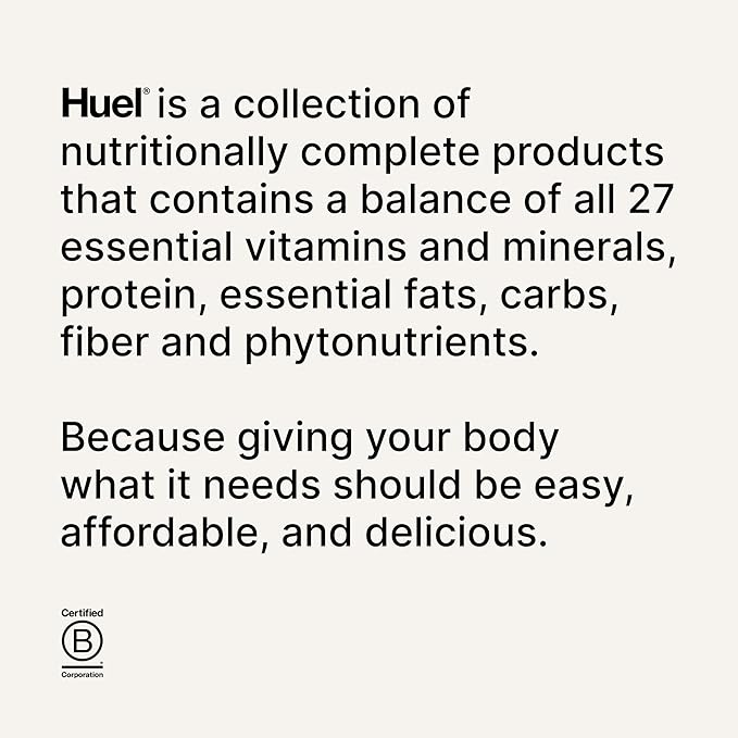 Huel Black Edition | Chocolate 40g Vegan Protein Powder | Nutritionally Complete Meal | 27 Vitamins and Minerals, Gluten Free | 17 Servings