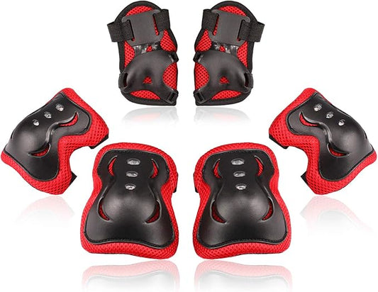 BOSONER Kids/Youth Knee Pad Elbow Pads Guards Protective Gear Set for Roller Skates Cycling BMX Bike Skateboard Inline Skatings Scooter Riding Sports
