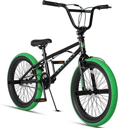 Freestyle BMX Bike, 18 20 Inch Kids Bicycle for 5-13 Years Old Kids and Beginner Level Rider, Multiple Colors