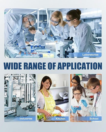 GOYOJO Digital Analytical Balance and Lab Scale, 5000g Capacity, 0.01g Precision, Stainless Steel, Multi-Unit (g/oz/ct/lb) for Jewelry, Kitchen, and Lab – Reliable, Accurate, Easy to Use, Black Panel