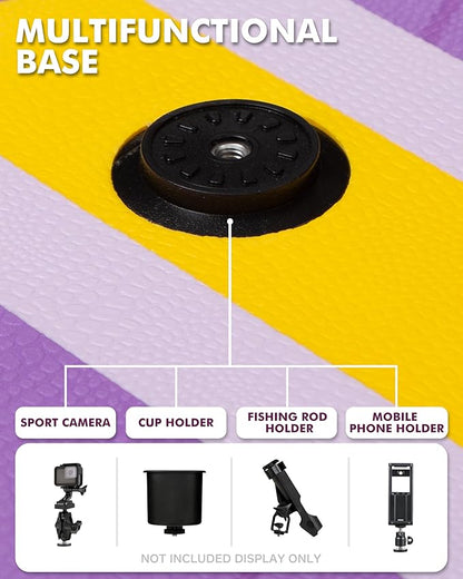 11'6"x35" Inflatable Paddle Board, 450lbs Extra Wide Stand Up Sup Board for Adults, Blow Up Paddleboard Kayak Non-Slip Stable Deck Boat for Yoga Fishing Surf