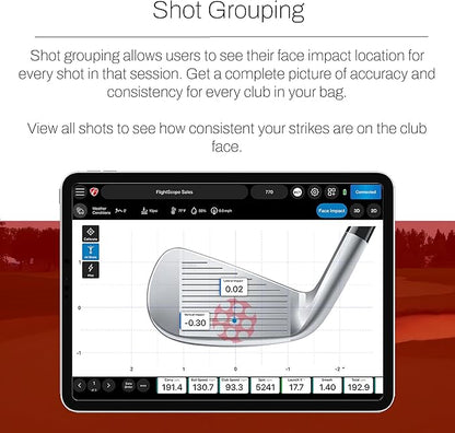 FlightScope Mevo+ Portable Golf Launch Monitor, Rangefinder and Simulator with Signature Power Bundle | 20+ Full Swing & Short Game Data Stats, 12 Courses, 17 Practice Ranges Included