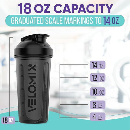 '-2 Pack- 14 oz Protein Shaker Bottles for Protein Mixes - 2x Wire Whisk | Leak Proof Shaker Cups for Protein Shakes and Pre Workout | Protein Shaker Bottle Pack | Protein Mixer Cup