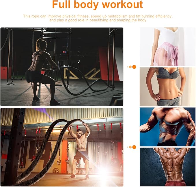 Battle Rope Battle Ropes for Exercise Workout Rope