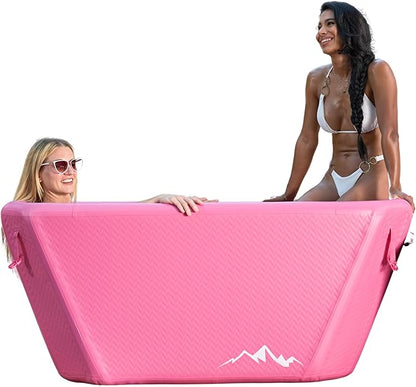 Endurance Cold Plunge 155 Gallon Ice Bath Tub Chiller Compatible Connections Inflatable, Durable, Portable, Insulated Design