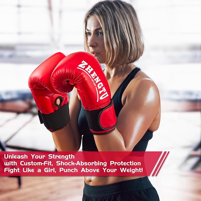 Boxing Gloves for Men & Women Bag Gloves Boxing Training Gloves, Pro Grade Sparring Training Fight Gloves Muay Thai MMA