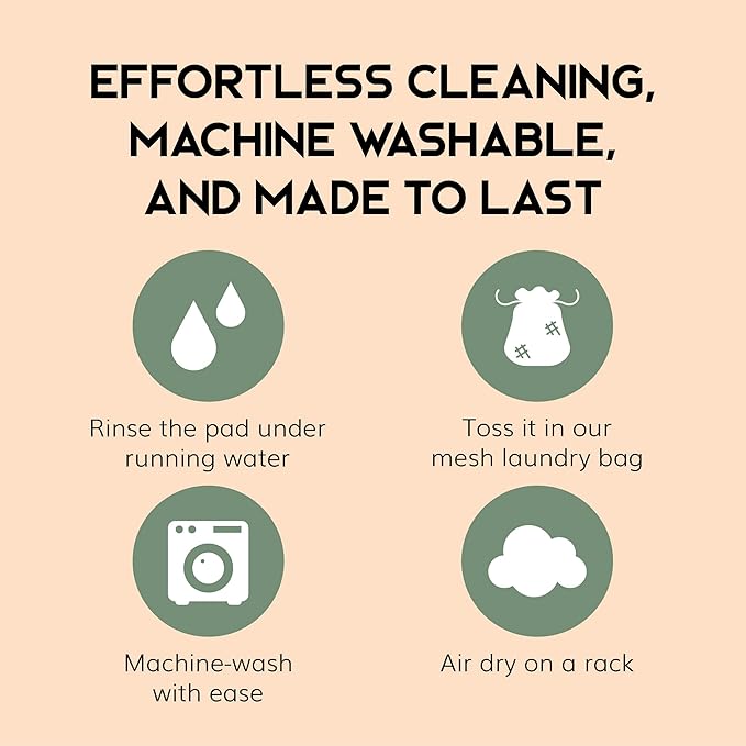 Greenzla Reusable Makeup Remover Pads (20 Pack) Washable Laundry Bag & Round Box for Storage, Reusable Bamboo Cotton Rounds for All Skin Types - Reusable Cotton Rounds for Face - Reusable Cotton Pads