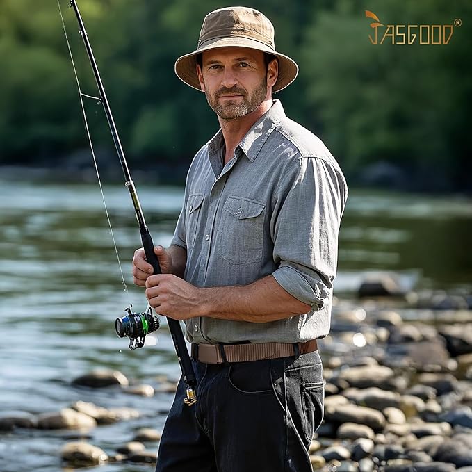 JASGOOD Nylon Canvas Breathable Military Tactical Men Waist Belt With Plastic Buckle