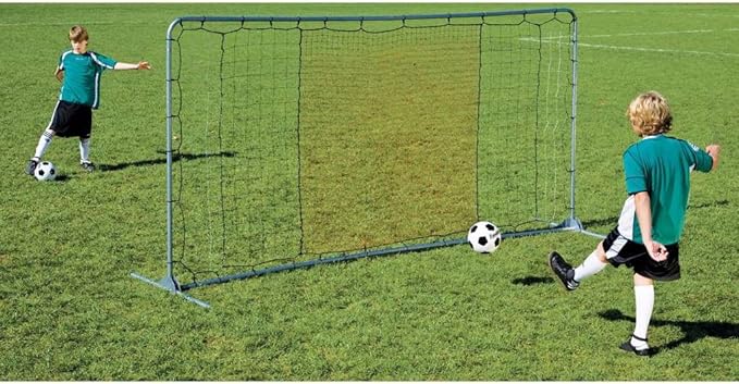 Franklin Sports Soccer Rebounder - Tournament Steel Rebounding Net - Perfect for Backyard Practice and Training - 12' x 6' & 6' x 4'
