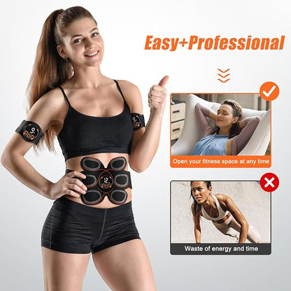 Fitness Belt, Powered Muscle Stimulator for Muscle Conditioning