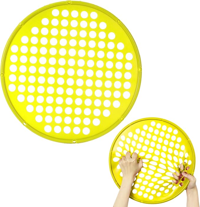 Hand Exercise Webs for Physical Therapy, Hand Grip Strengthener, Finger Exerciser, Portable Size, Latex Free, 7" Diameter