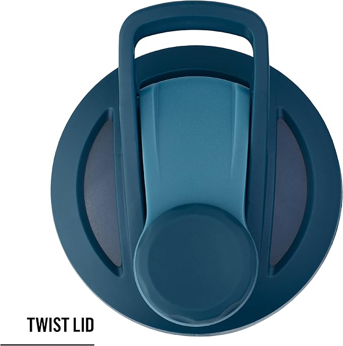 BlenderBottle Sport Twist Insulated Stainless Steel Shaker Bottle with Wire Whisk, 24-Ounce, White – Protein Shakes & Hydration for Athletes & Fitness Enthusiasts, Easy Mixing, Keeps Drinks Cold, Twist Cap