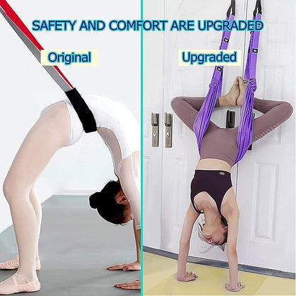 Yoga strap, stretching strap, yoga straps for stretching, Precise stretching, unlocking high difficulty poses in home
