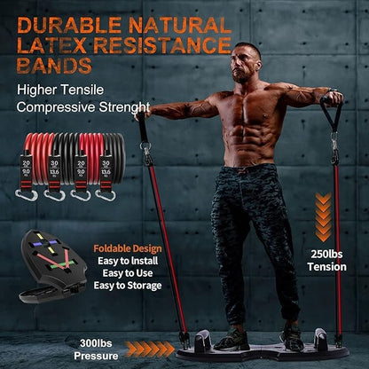 LALAHIGH Portable Home Gym System for Men and 20 Fitness