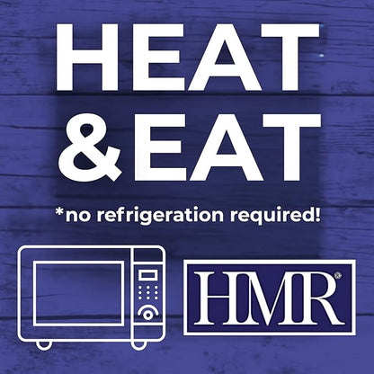 HMR Chicken with Barbecue Sauce Entrée | Pre-packaged Lunch or Dinner | Ready to Eat | 19g of Protein | Low Calorie Food | 7.2oz Serving per Meal | Pack of 6