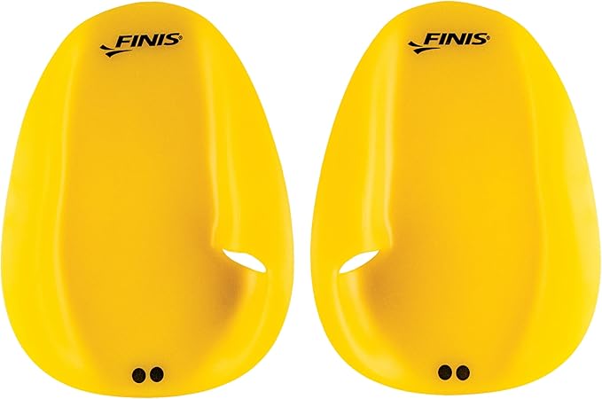 FINIS Agility Floating Swim Paddles - Strapless Design for Stroke Technique - Instant Feedback