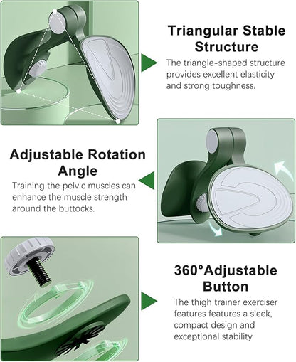 Hip Trainer Kegel Exerciser, Pelvic Floor Trainer, Kegel Trainer for Postpartum Rehabilitation, Trimmer Inner Thigh, Thigh Toner Workout