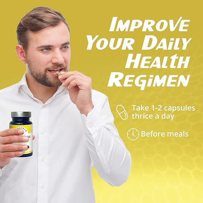 EnergyTune Energy Supplements, Increases Nutrient Absorption and Promotes Overall Health and Immune Support - Non-GMO, Gluten Free, Vegetarian - Veg Capsules (60 Count (Pack of 1))