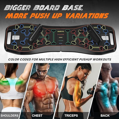 LALAHIGH Home Workout Equiptment: Portable Exercise Push Up Board 20 Fitness