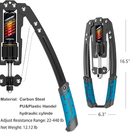 EAST MOUNT Twister Arm Exerciser - Adjustable 22-440lbs Hydraulic Power, Home Chest Expander, Shoulder Muscle Training Fitness Equipment, Arm Enhanced Exercise Strengthener.