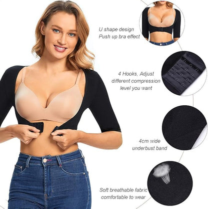 JOYSHAPER Upper Arm Shapers for Women Compression Sleeves Shapewear Crop Top Slimming Arm Slimmer Vest