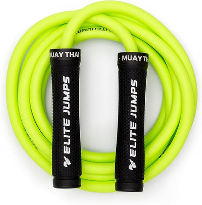 Muay Thai 3.0 Weighted Jump Rope for Men & Women - Professionally Designed for High-Intensity Training | MMA & Fitness - Full Body Workout Weighted Rope