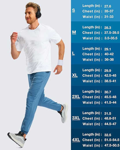 G Gradual Men's Workout Shirts Quick Dry Athletic Running T-Shirts Lightweight Moisture Wicking Short Sleeve Sports Gym Tops