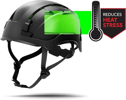 GE Safety Helmet: ANSI Type 2 Class G & E, Advanced Impact Technology, Ultra Comfortable Memory Foam, Heat Stress Reduction, Compatible with Accessories, Adjustable Size OSHA Approved