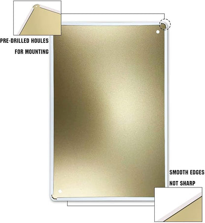 Funny Gym Decor Vintage Metal Signs Push Yourself Retro Tin Sign for Workout Room Decor Home Gym Decor Motivational Wall Art 12x8 Inch