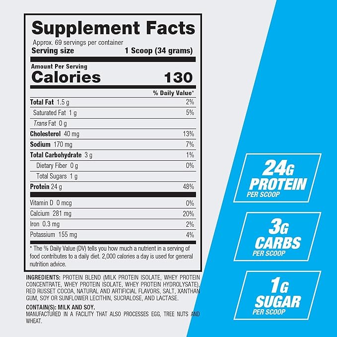 BPI Sports Best Protein – 100% Whey Protein Powder – Muscle Growth, Recovery, Meal Replacement – No Fillers, Gluten-Free – Best Protein Powder for Men & Women | Vanilla Swirl – 5 Pounds