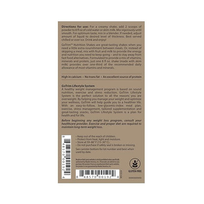 GoTrim Chocolate Protein Shakes Ready to Drink – High Protein, High Fiber, Meal Replacement, No Added Sugar, Gluten-Free, 14 Servings – Perfect for Weight Loss, Muscle Building, and Busy Lifestyles