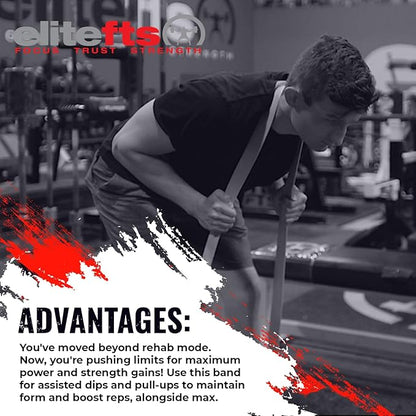 EliteFTS Pro Resistance Band - Boost Core Stability and Flexibility with This Portable, Joint-Friendly Tool