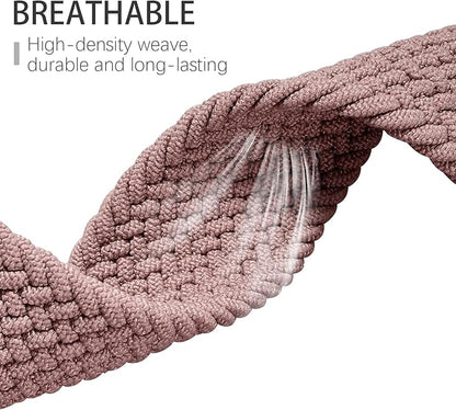 Braided Solo Loop Bands Compatible with Fitbit Charge 6/Charge 5, 3 Pack Adjustable Stretchy Wristbands Soft Woven Nylon Replacement for Fitbit Charge 5/Charge 6 Tracker Smart Watch for Women Men