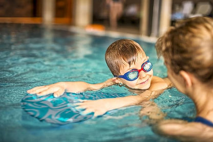 Junior Kickboard Buoy for Youth Children & Toddlers Swimming Aid & Exercise Training Board for Kids to Learn to Swim with Kick Boards in Pool BPA Free