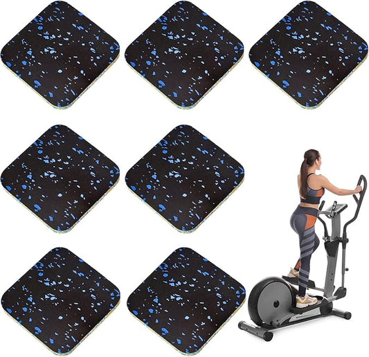 16 Pack Exercise Equipment Mat Treadmill 3.9 x 3.9 x 0.4 Inch