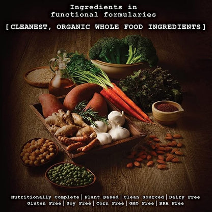 Functional Formularies Nourish Organic Tube Feeding Formula And Nutritional Meal Replacement Supplement, 12 Oz Pouch, Pack of 24