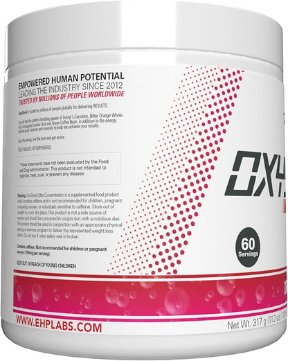 EHP Labs OxyShred Thermogenic Fat Burner - Pre-Workout Powder with L-Glutamine, Acetyl L-Carnitine, Metabolism Booster, Weight Loss, Appetite Control, Energy Drink, Dr. Soda Pop, 60 Servings