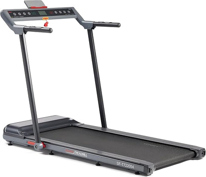 Sunny Health & Fitness Strider Foldable Treadmill, 20-Inch Wide Running Belt with Optional Exclusive SunnyFit™ App and Enhanced Bluetooth Connectivity