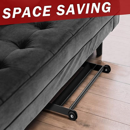 GMWD Glute Ham Glider, Commercial Glute Hamstring Roller with Smooth Wheels, Multi-Function Exercise Wheels, Home Gym Full Body Workout AB Training