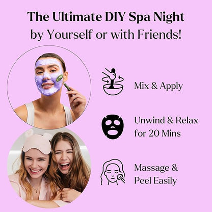 Jelly Face Mask for Facials - Lavender Hydrating, Brightening & Nourishing Jelly Mask with Free Jade Roller & Spatula | Professional Hydrojelly Masks | Vajacial Jelly Mask | 23 Oz Jar Skin Care