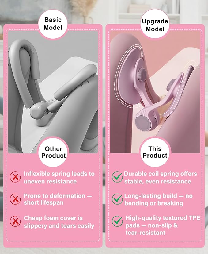 Hip Trainer Kegel Exerciser, Pelvic Floor Trainer, Kegel Trainer for Postpartum Rehabilitation, Trimmer Inner Thigh, Thigh Toner Workout