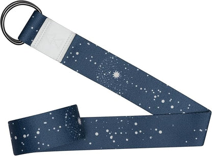 yogadesignlab YOGA DESIGN LAB | The Yoga Strap | Luxurious, Extra Long, Super Soft, Eco Printed | Studio Quality, Adjustable | Safely Stretch Further and Hold Longer | 8 ft Long